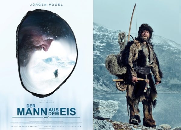 Review zu Felix Rand­aus Spiel­film »Der Mann aus dem Eis« mit Jür­gen Vogel als (Kelab) Ötzi in der Hauptrolle